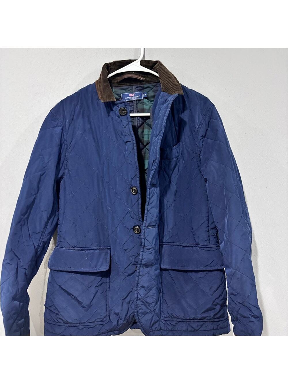 Vineyard Vines Navy Quilted Field Blazer Jacket - Men’s Medium